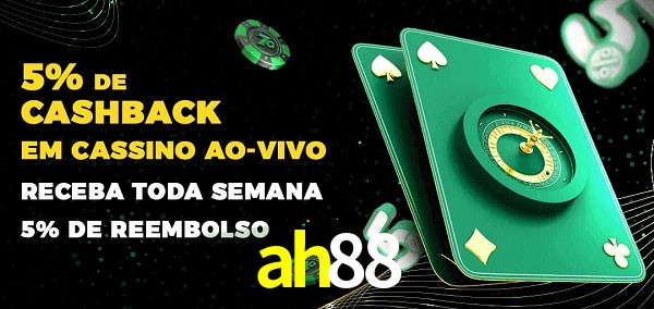 Promoções do cassino ao Vivo ah88